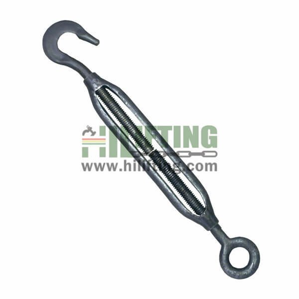 Hook and Eye Turnbuckle End Fittings US Cargo Control Galvanized Turnbuckles 2 Turnbuckles 5/8