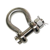 Stainless Steel 316 US Type Safety Pin Bow Shackle