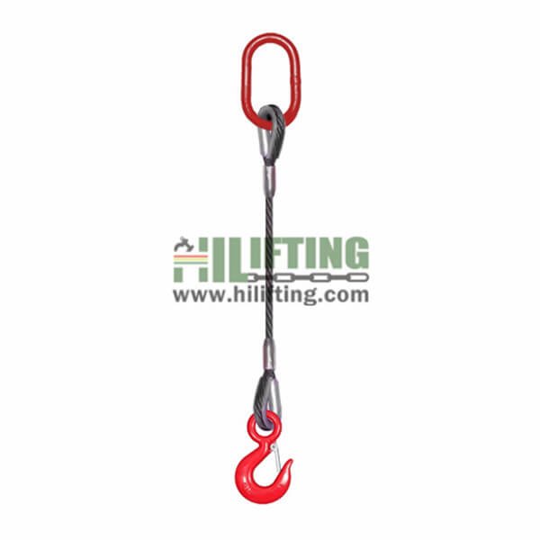 Single Leg Wire Rope Sling