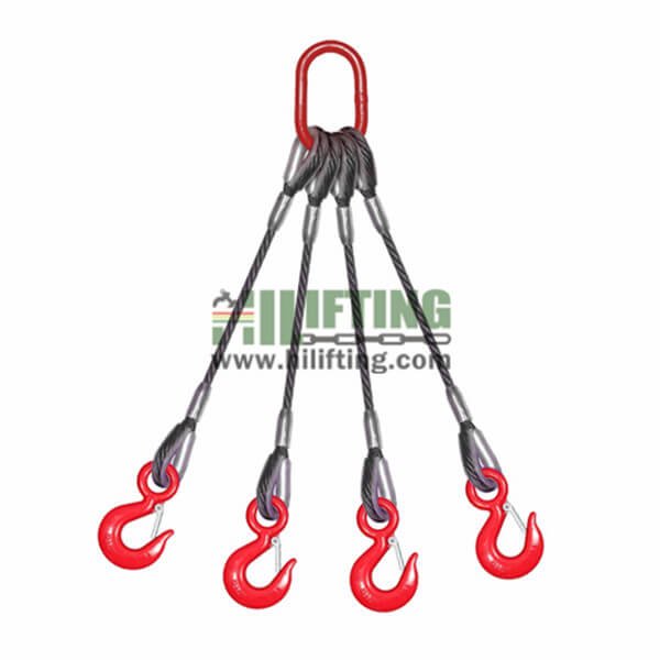 Wire Rope 4 Leg Bridle Slings