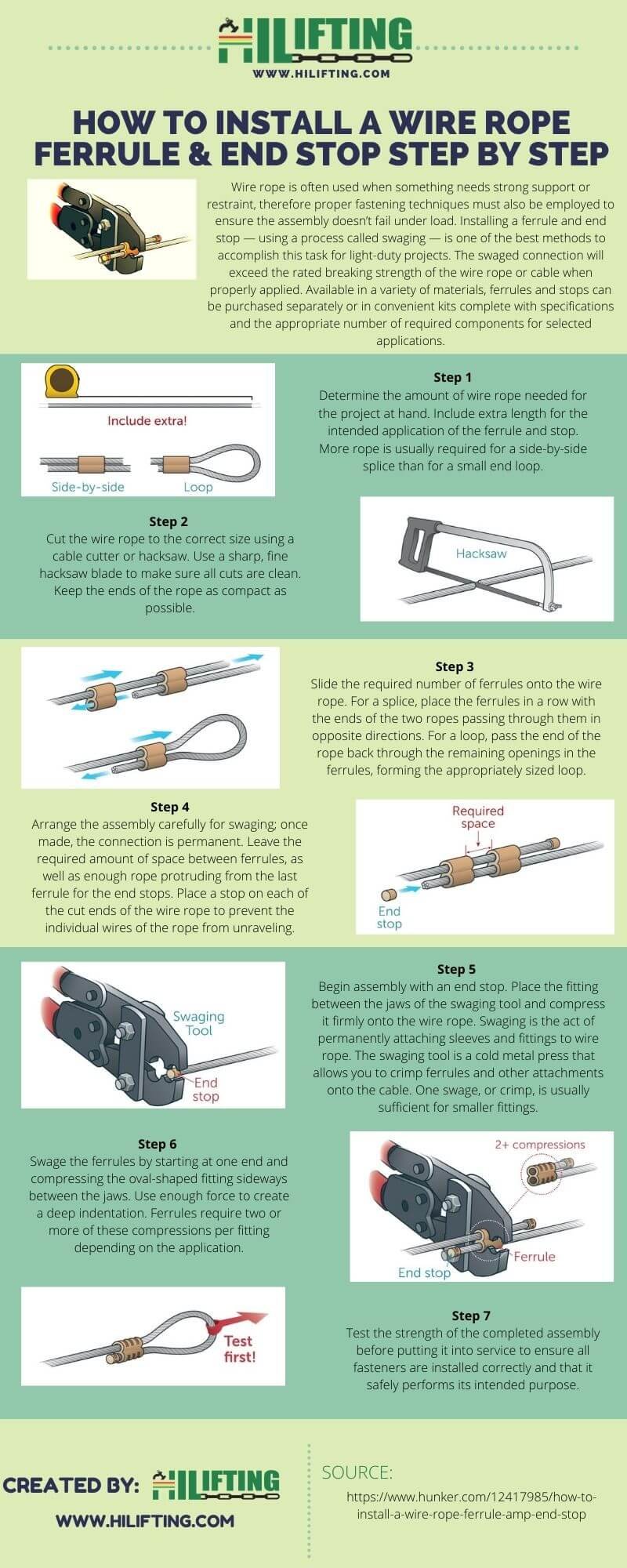 How To Install A Wire Rope Ferrule & End Stop Step By Step How To Install A Wire Rope Ferrule & End Stop Step By Step